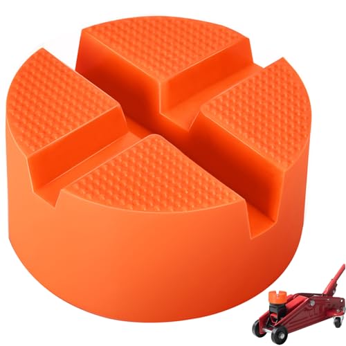 Pinch Weld Jack Pad Universal Rubber Floor Jack Pads Adapter, Easily Fits Different Cars, Thicker Sturdy and Grippy Car Jack Pad Accessories, Frame Rail Protector, 3.94 x 3.94 x 1.9 in, 1 Pack