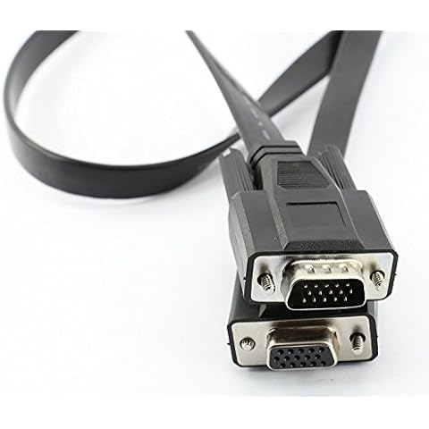 rhinocables Flat SVGA/VGA Extension Cable 3m Cover