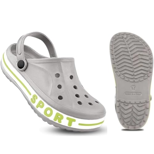 Image of GLJ Clog Shoes for Men, Black Boat Shoe | Water Shoe and Comfortable Clogs for Men
