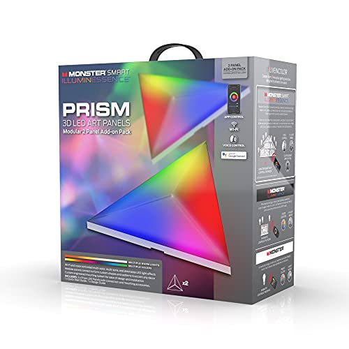 Extension Monster Prism 2 panneaux LED multicolores avec application smart