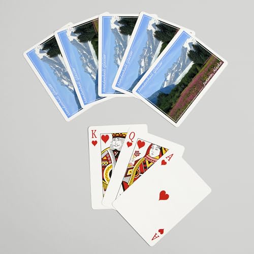 Baraja Poker Juneau Alaska Mendenhall Glacier 52 Cartas miniatura 7