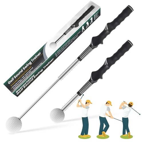 Retractable Golf Swing Trainer,Warm-Up Golf Training Aid,Golf Grip Trainer,Right-Handed Strength