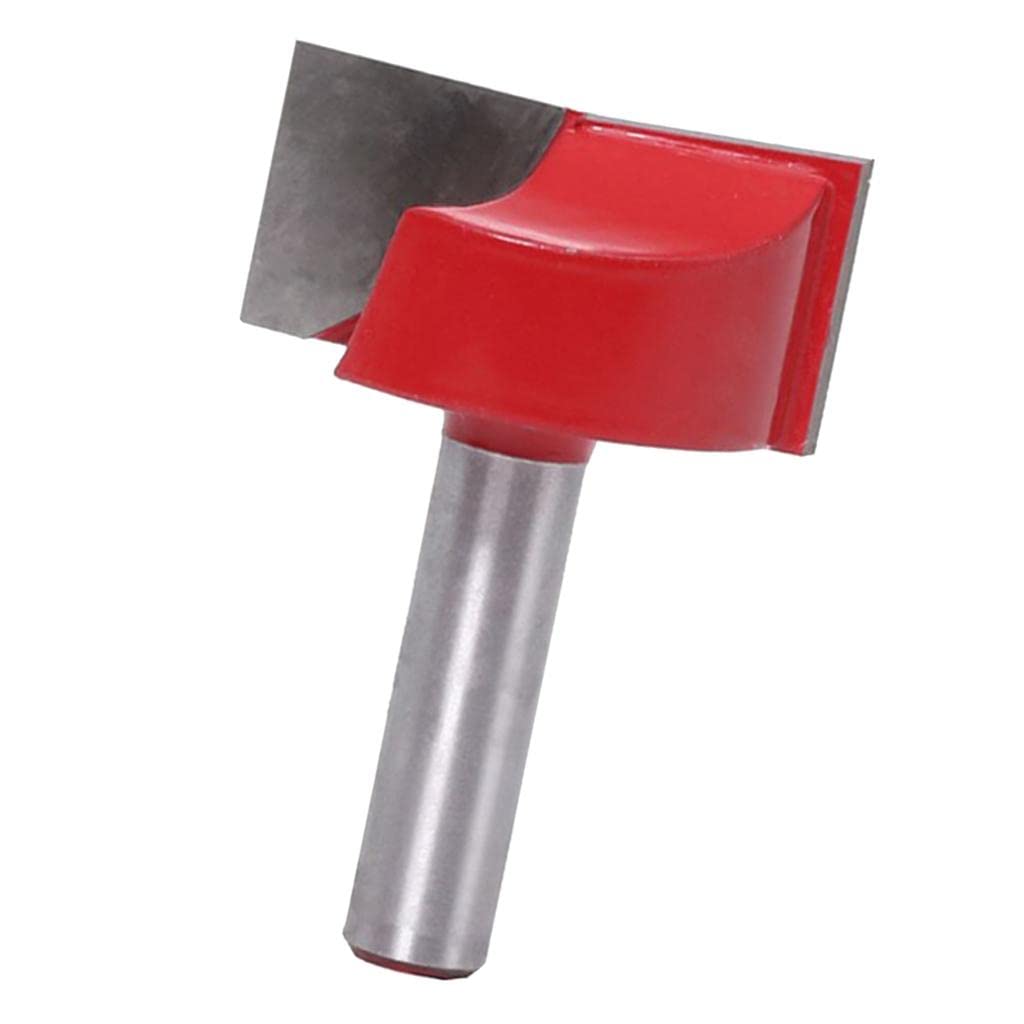 8mm Shank Cleaning Bottom Milling Cutter Router Bit Woodworking 32mm-image-3