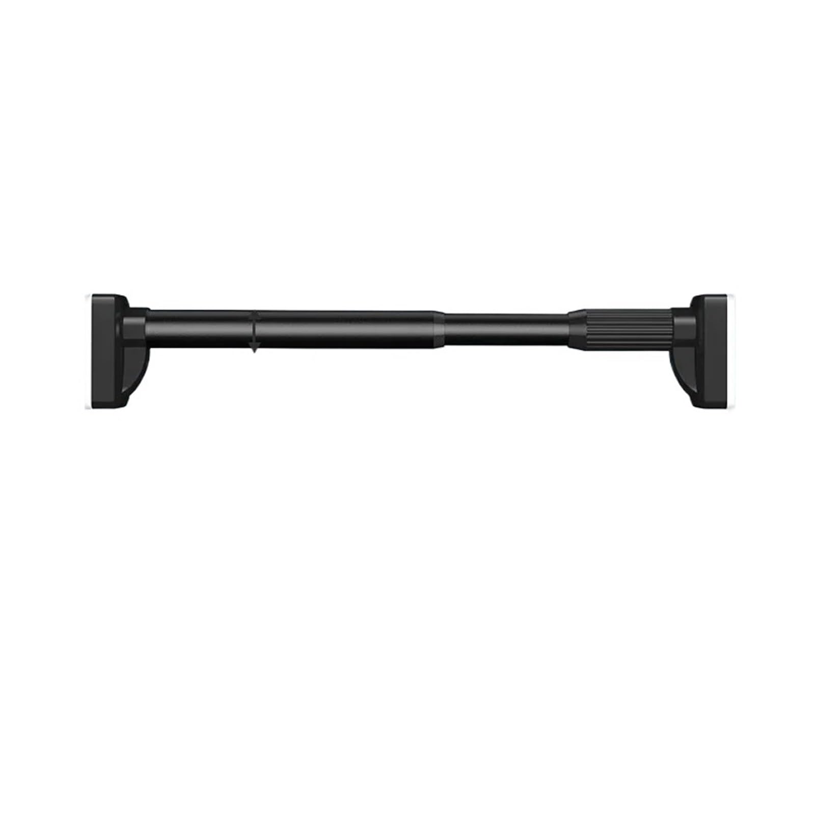 Clothes Pole 2.6-5.0M Adjustable Stainless Steel Shower Curtain Rod Clothes Drying Rack No-Drill Telescopic Pole for Laundry Room Bathroom(Black3.6-4.5m)