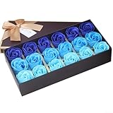 Elegante Seifenbox mit 18 Rosen, für romantische Anlässe und zur Verschönerung des Zuhauses...
