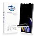 Galaxy Note 9 Screen Protector Privacy, 2-Way Anti Spy Full Adhesive Coverage (2-Pack) Nano Shield 3D Curve Edge Fit Soft Film (NOT Tempered Glass) for Samsung Note 9 and 1-Pack Back Skin Protector