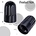 MEAJOO 10PCS TPMS Tire Valve Long Stem Caps, Black Plastic Wheel Tire Valve Stem for TR20008 TPMS, Universal Long Stem Caps for Cars, SUV, Trucks, Bikes, Motorcycles, Bicycles