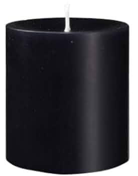 Amazon.co.jp: 黒い ロウソク 3 インチ ピラー キャンドル