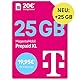 Telekom MagentaMobil Prepaid XL mit 50 GB Highspeed-Volumen | 5G/LTE Max & Allnet Flat in alle dt. Netze | unverbrauchtes Datenvolumen weiter nutzen | EU Roaming & Hotspot Flat | 20 EUR Startguthaben