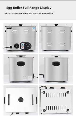 Large Capacity Electric Egg Boiler - 60 Egg Cooker for Soft & Half-Boiled Eggs, Dual-Purpose Intelligent Steamer, Timed Cooking for Restaurant & Kitchen Use, No Basket Required