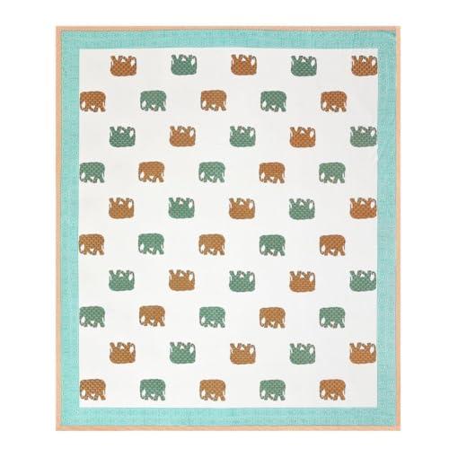Image of Living Roots Ethnic Jaipur Block Print Double Cotton Bedsheet & 2 Pillow Covers, for Mattress Upto 6 inches Thick, No Colour Bleeding, Green Colour, King Size 90 * 108 inches, 120TC (615-C)