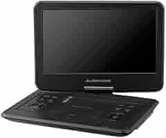 GREENHOUSE 13.3インチ ポータブルDVDプレーヤー spot | GH-PDV13ATC-BK | GREEN HOUSE グリーンハウス