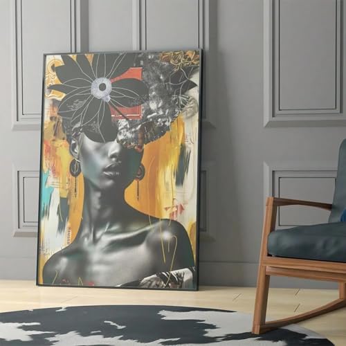 Œuvre d'art esthétique peinture sur toile de fleurs impression haute définition pour salon