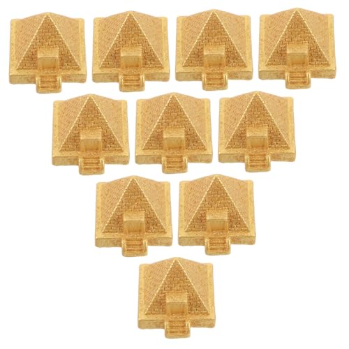 TOGEVAL 10piezas De Egipcia para Acuario Jardín Decoración De Pirámides Figuras De Egipto