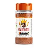 #1 Best-Selling 5oz. Flavor God Seasonings - Gluten Free, Low Sodium, Paleo, Vegan, No MSG (Single Seasoning) (Buffalo Seasoning, 1 Bottle)
