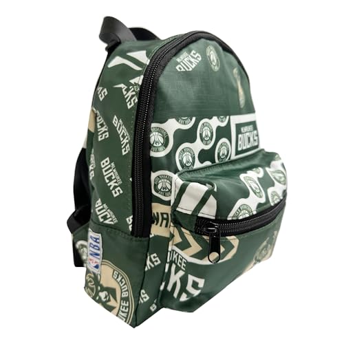 Pro Specialties Group Milwaukee Bucks Mini Backpack adult bag, perfect for women. Ideal small backpack Waterproof, and trendy4