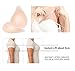 Adhesive Bra, Breast Lift Strapless Backless Sticky Bra Nippless Covers Push Up Self Invisible Silicone Bra for Women (C/D Cup)