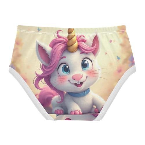 Cotton Girls Underwear Toddler Cute Unicorn Cat Floral Little Girl Panties Designer Underpants Briefs 2t2
