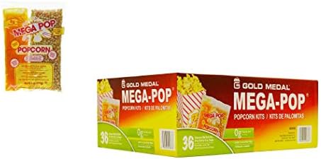 Perfectware 8oz Popcorn Portion Packs- Case of 36 Packs