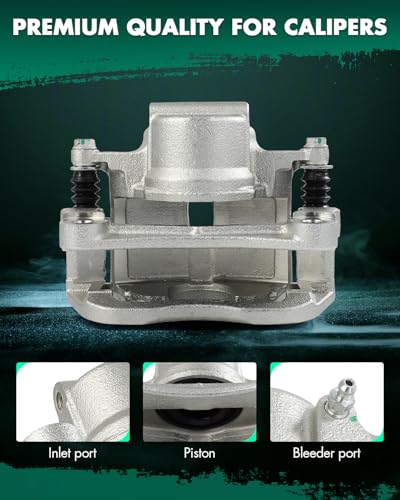 Image of SCITOO Front Left Brake Caliper With Bracket 18B5422 Compatible For Chrysler For 200 2015-2016,For Dodge For Dart 2013-2016
