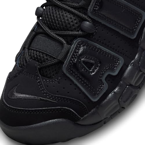 Nike Air More Uptempo Big Kids' Shoes (FV2264-001, Black/Black/Anthracite) Size 5.54
