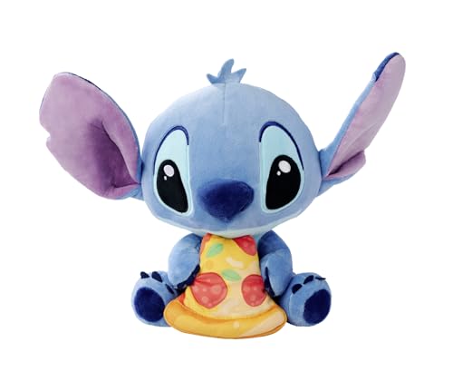 Simba - Peluche Disney Stitch con Pizza, 25 cm con diseño Divertido y Felpa Ultra Suave, Desde los Primeros Meses, óptimo para Regalar o coleccionar (6315870514) Simba - Peluche Disney Stitch con Pizza, 25 cm con diseño Divertido y Felpa Ultra Suave, Desde los Primeros Meses, óptimo para Regalar o coleccionar (6315870514)
