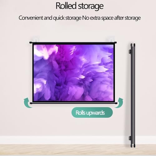 Pantalla manual 72" 16:9 para cine en casa HD miniatura 5