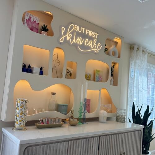 Image of But First Skin Care Neon Sign LED Neon Light for Wall Decor