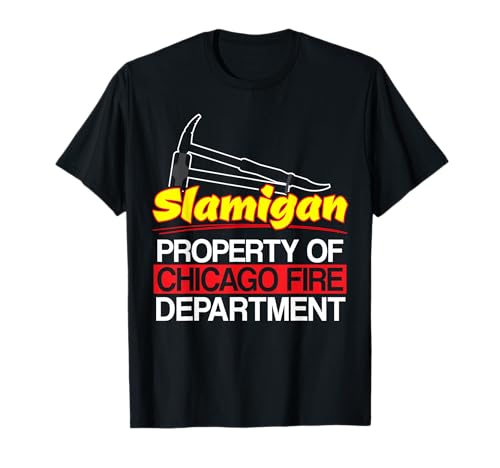 Slamigan - Property of Chi Fire Department - CFD Tool T-Shirt