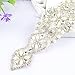 Rhinestone applique Diamond Applique crystal Pearl applique for Bridal Sash Bridal Applique wedding applique