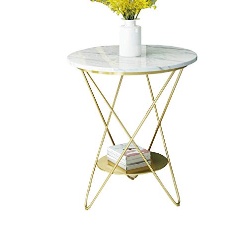 Table basse ronde salon noire canapé table d'angle chambre chevet marbre - 2