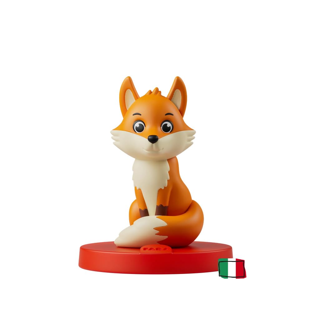 FABA Personaggio Sonoro – Codarossa diventa grande – Storie e fiabe sonore per bambini e bambine 3-5 anni - Ascoltabile Raccontastorie, gioco educativo versione italiana