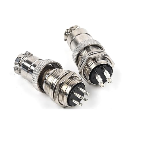 Connecteur GX20 mâle femelle type écrou multibroches pour câble