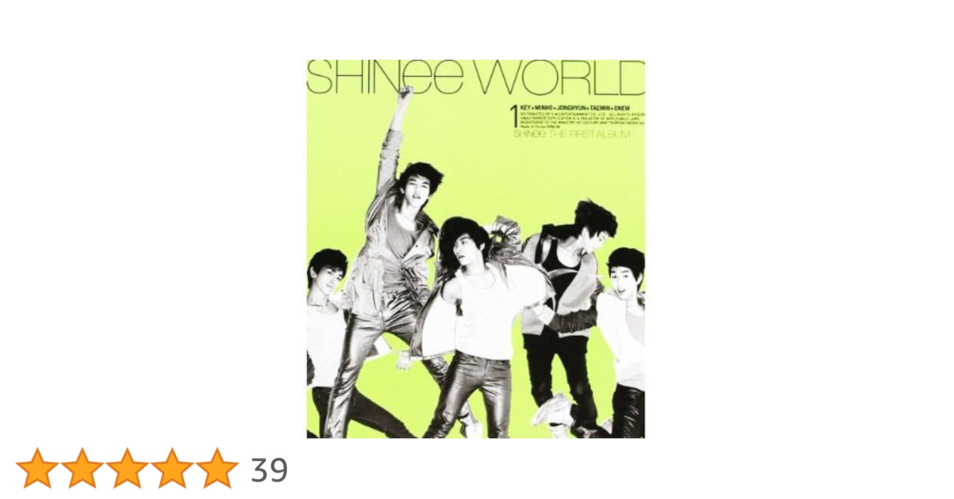 (CD)SHINee 1集 - The SHINee World (Bバージョン)(韓国盤)／SHINee CD)SHINee 1集 - The SHINee World (Bバージョン)(韓国盤