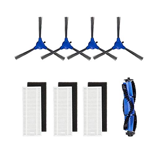 Opiniones y reviews de Repuestos para aspiradoras los 5 mejores. 41 Fityle Juego de 11 Piezas de Repuesto para aspiradoras - Cepillo para Polvo Principal + cepillos Laterales + filtros - para Eufy Robovac 11s 30 Robotic Cleaner