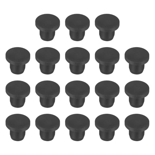 Image of MECCANIXITY 18pcs T-Shaped Silicone Plugs 7.8mm 5 /16 inch Dia Snap in Plug