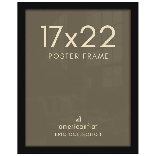 Image of Americanflat 17x22 Poster Frame - Engineered Wood - Black