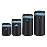 Lightdow レンズケース 4個セット レンズポーチ S M L XL 4サイズセット 5mm厚手 柔らかい 防水 耐衝撃 レンズ保護 カメラレンズケース デジタル一眼レフレンズバッグ 持ち歩き 便利 収納 キヤノン/ソニー/ニコン/富士/Olympusなど対応