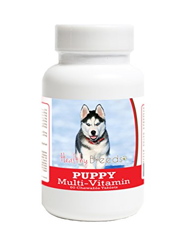 Healthy Breeds Siberian Husky Puppy Dog Multivitamin Tablet 60 Co...