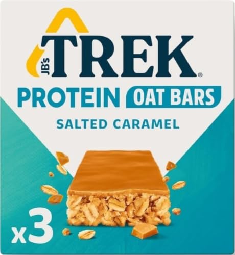 TREK Flapjacks protéinés au caramel salé 3 x 50 g