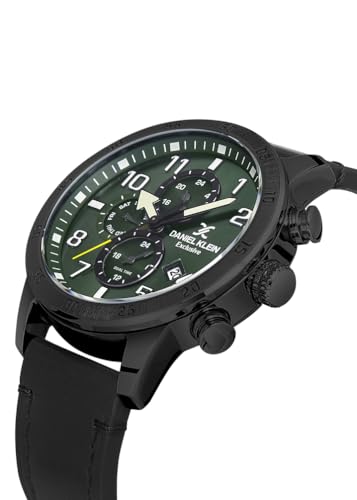 DANIEL KLEIN Analogue Green Dial Men's Watch-DK.1.13539-5 - Image 2