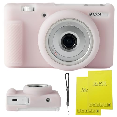 Funda silicona para cámara Sony ZV-1F/ZV-1 II/ZV-1M2 color rosa miniatura 1