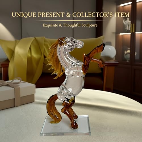 Figurines d'animaux décoratives en verre à collectionner comme cadeau - 7