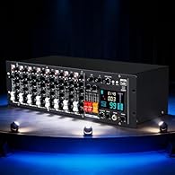 【Mixing Console】This 9-channel rack-mount mixer can be used as a submixer for keyboards and drums, a multitrack monitor mixer, or as a line mixer in audio/video installationsy. 【99 Digital Reverb Effects】: Equipped with 99 reverb effects with beautif...