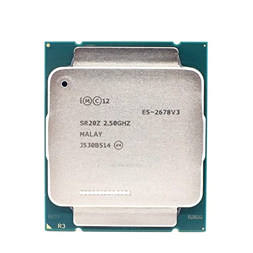 CPU E5 2678 V3 CPU 2.5gd LGA 2011-3 2678V3 PCx99}U[{[hp̃fXNgbvvZbT