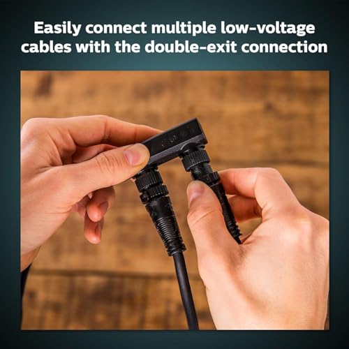 Image of Philips Hue Outdoor 100W Power Supply Black - Connect Multiple Hue Outdoor Low Voltage Lights up to Total of 100W - 1 Pack - Requires Hue Bridge - Weatherproof