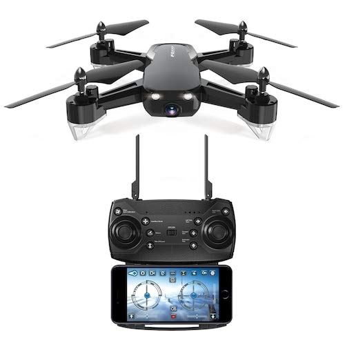 HaiMa Fq40 2.4Ghz Wifi Fpv Rc Drone Elicottero Quadcopter Con Fotocamera Hd 720P - Nero Con Fotocamera 720P