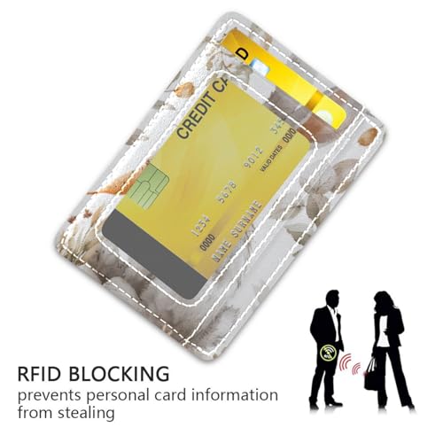 Rabbit Eats Carrot Card Holder Slim Front Pocket Wallet Minimalist RFID Blocking Credit Card Case for Women Men3