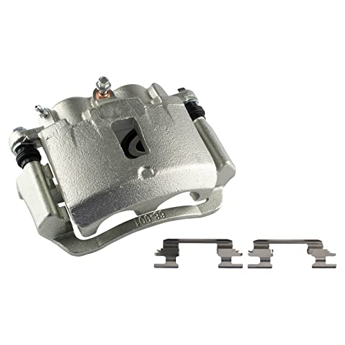 Image of TRQ Rear Right Brake Caliper w /Bracket Passenger Side | For 2003-2017 Chevrolet Express 2500 Express 3500 GMC Savana 2500 Savana 3500