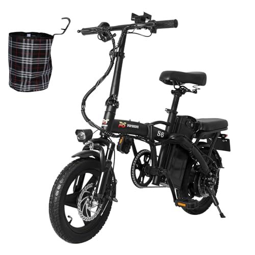 Pop Shope S6 Bicicleta Electrica 750W-35KM/H-35KM Plegable Adultos